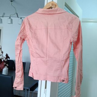 Cazadora vaquera salmón