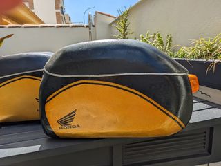 Maletas de moto clasica Honda Cb750 four