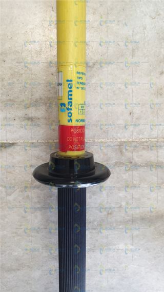 Pértiga pruebas M.T. + cabeza