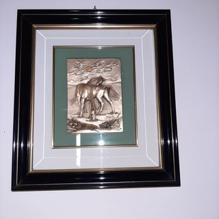 quadro argento e cristallo