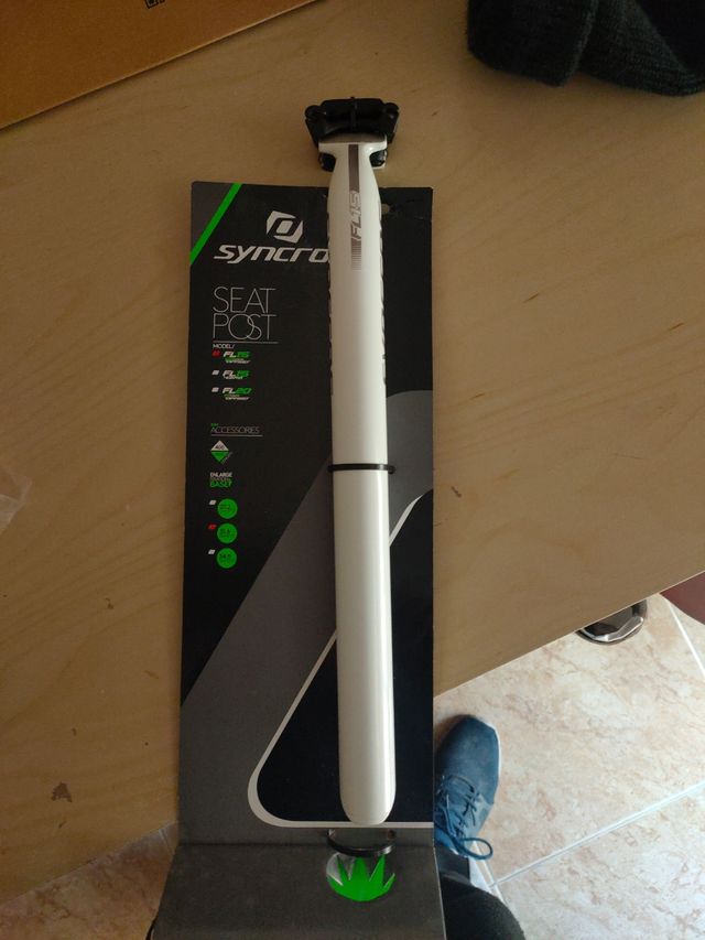 tija syncros 31.6 aluminio nueva