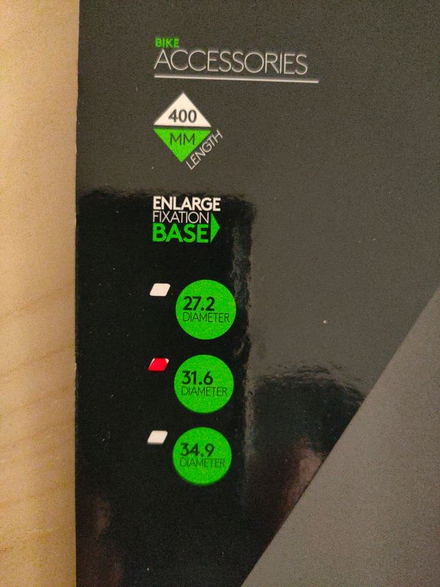 tija syncros 31.6 aluminio nueva