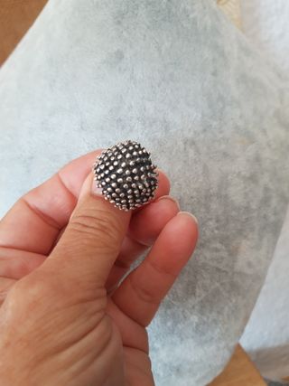 Anillo erizo plata 925