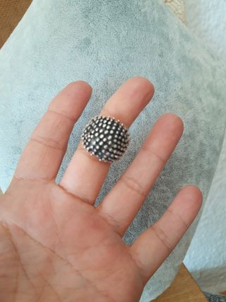 Anillo erizo plata 925