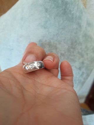 Anillo plata de ley