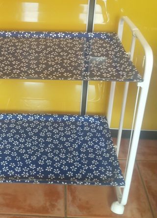 Mesa auxiliar camarera plegable Vintage Diseño 