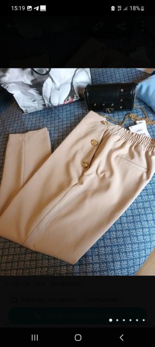 pantalón zara precio no negociable
