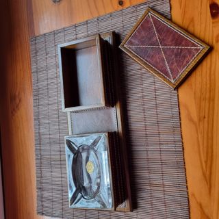 juego de tabaquera vintage a estrenar.