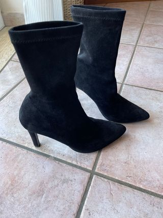 Stivaletti da donna in velluto