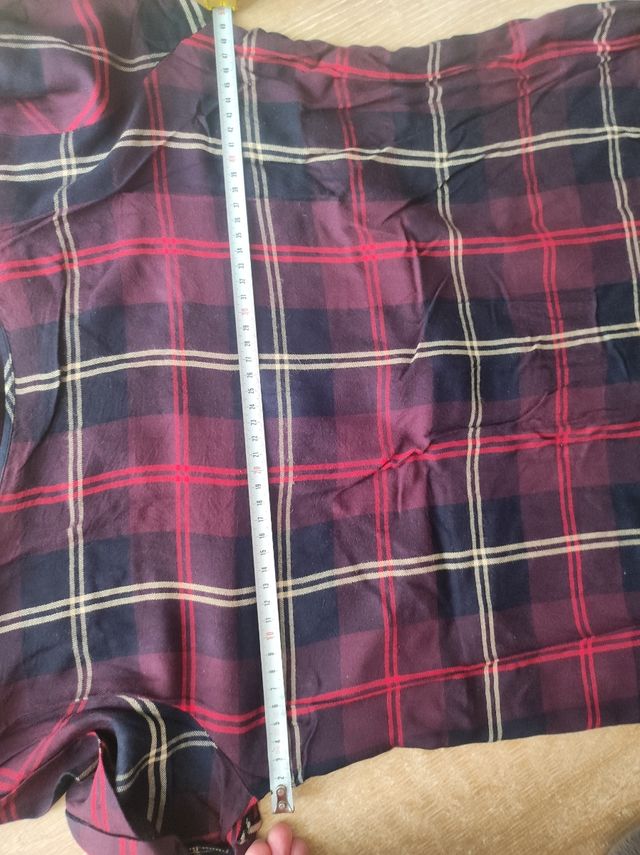 Camisa manga corta cuadro escoces Springfield tall