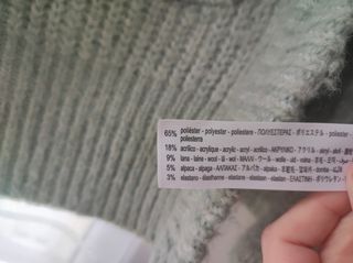 Chaqueta cárdigan oversize zara talla M_XL color v