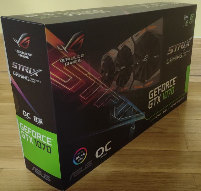 Tarjeta Grafica Ausus Geforce GTX1070