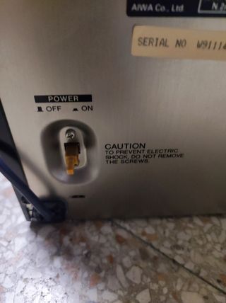 AIWA stereo integrated amplifier BBE system