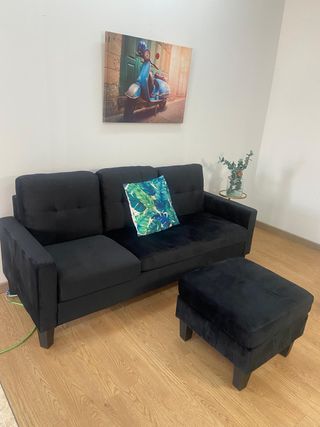 DIVANO + CHAISE LONGUE TRASFORMABILE PUFF