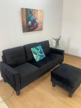 DIVANO + CHAISE LONGUE TRASFORMABILE PUFF