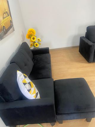 DIVANO + CHAISE LONGUE TRASFORMABILE PUFF