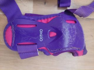 Protecciones Patines.Muñequeras usadas.Resto nuevo