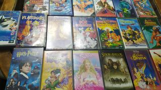 25 peliculas Disney VHS