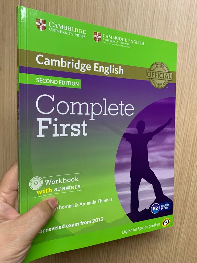Complete First workbook con soluciones y CD de segunda mano por 9,99 ...