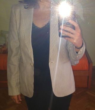 Americana de rayas Massimo Dutti talla 38