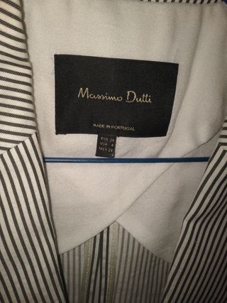 Americana de rayas Massimo Dutti talla 38