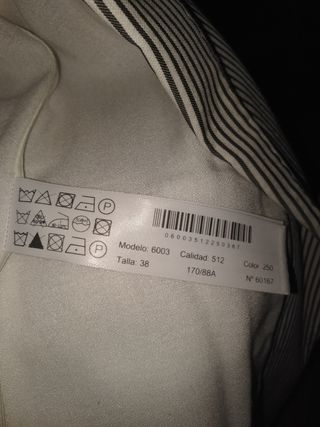 Americana de rayas Massimo Dutti talla 38