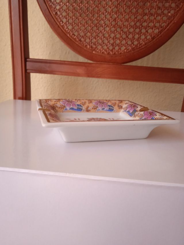 PINTADO A MANO AÑOS 50 CENICERO ÚNICO COLECCIÓN