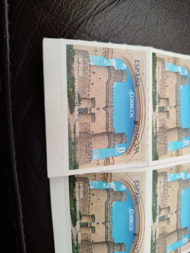 16 sellos Europa Correos en curso