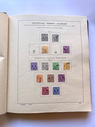 Álbum Sellos Alemania BRD/WB 1944/1985 223 hojas