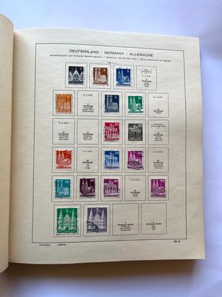 Álbum Sellos Alemania BRD/WB 1944/1985 223 hojas