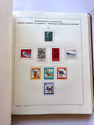 Álbum Sellos Alemania BRD/WB 1944/1985 223 hojas