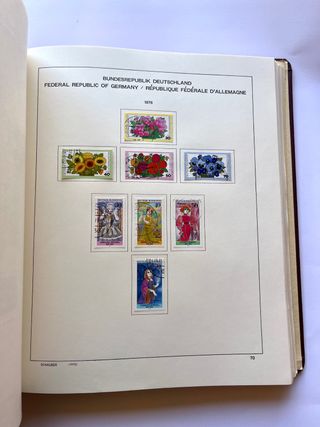 Álbum Sellos Alemania BRD/WB 1944/1985 223 hojas