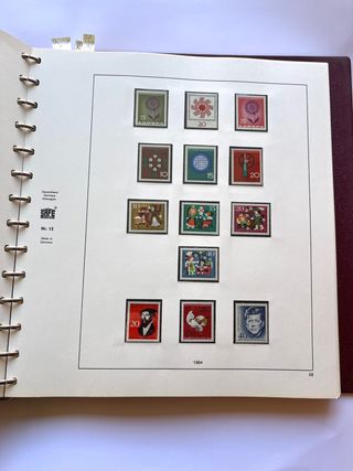 Álbum Sellos Alemania BRD 1960/1976 69 Hojas