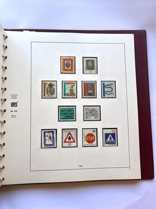 Álbum Sellos Alemania BRD 1960/1976 69 Hojas
