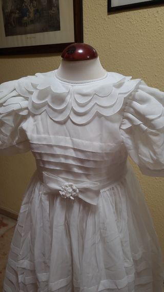 Vestido comunión  organdil nuevo Una puesta