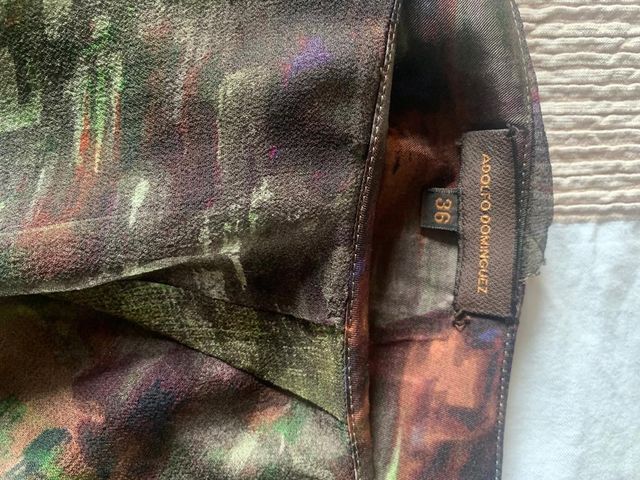 Falda 100% seda Adolfo Dominguez