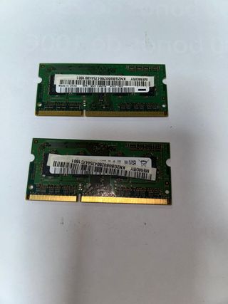 Memoria RAM 4GB DDR3 SODIMM para portatil (2X2GB)