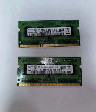 Memoria RAM 4GB DDR3 SODIMM para portatil (2X2GB)