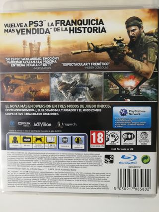 CALL OF DUTY black ops PS3