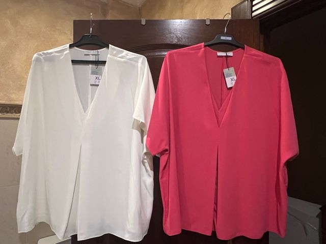 2 blusas..."18€ las 2 blusas"
