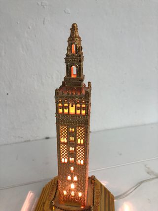 Sovenir vintage antiguo lampara giralda sevilla