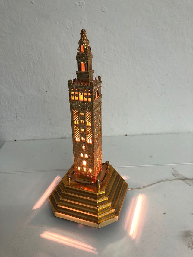 Sovenir vintage antiguo lampara giralda sevilla