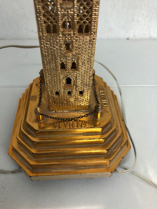 Sovenir vintage antiguo lampara giralda sevilla