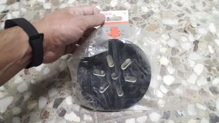 Plato de soporte de goma, velcro D110