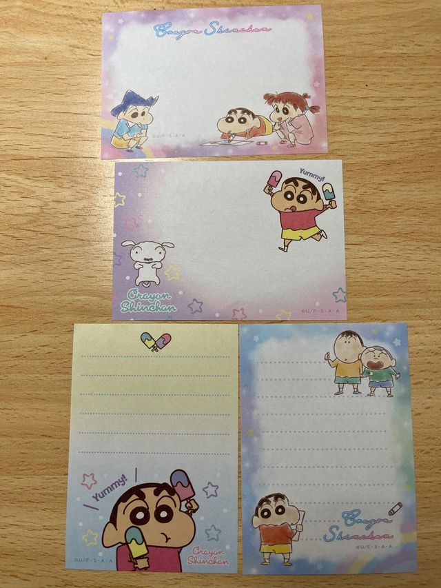 4 cartas perfumadas Shin Chan
1,20€ las 4