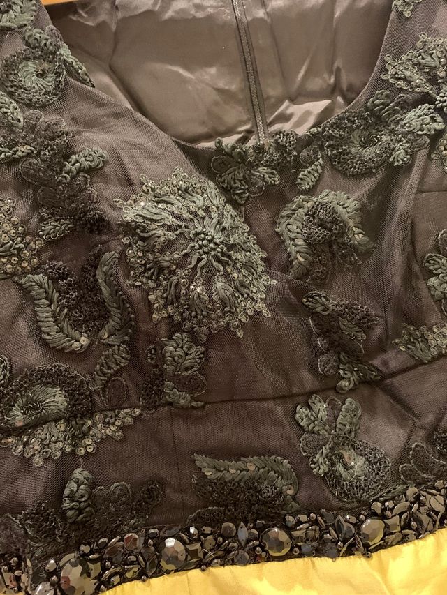 Vestido sintesis seda