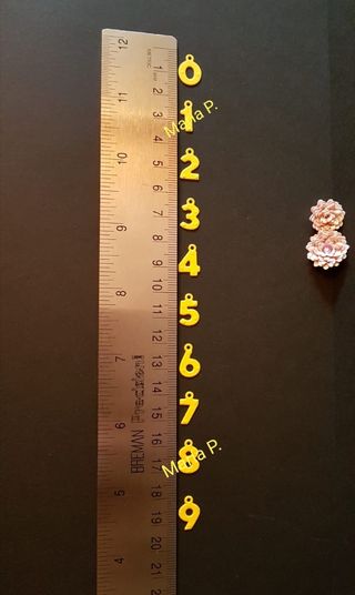 Troquel números para colgar