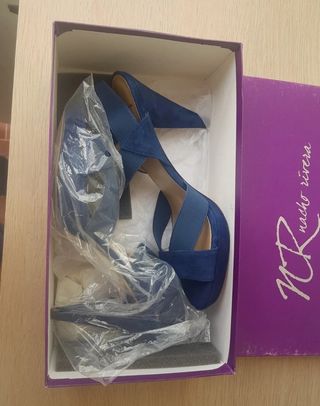 Zapatos azules 38