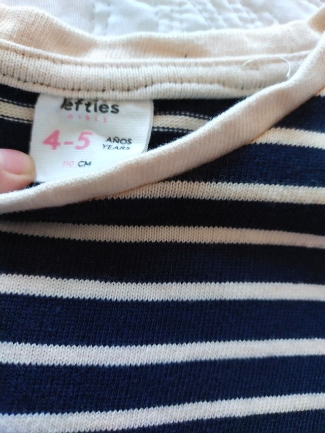 sudadera, talla 4-5, manga larga x 2,5€