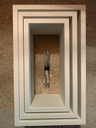 Set tre mensole bianche